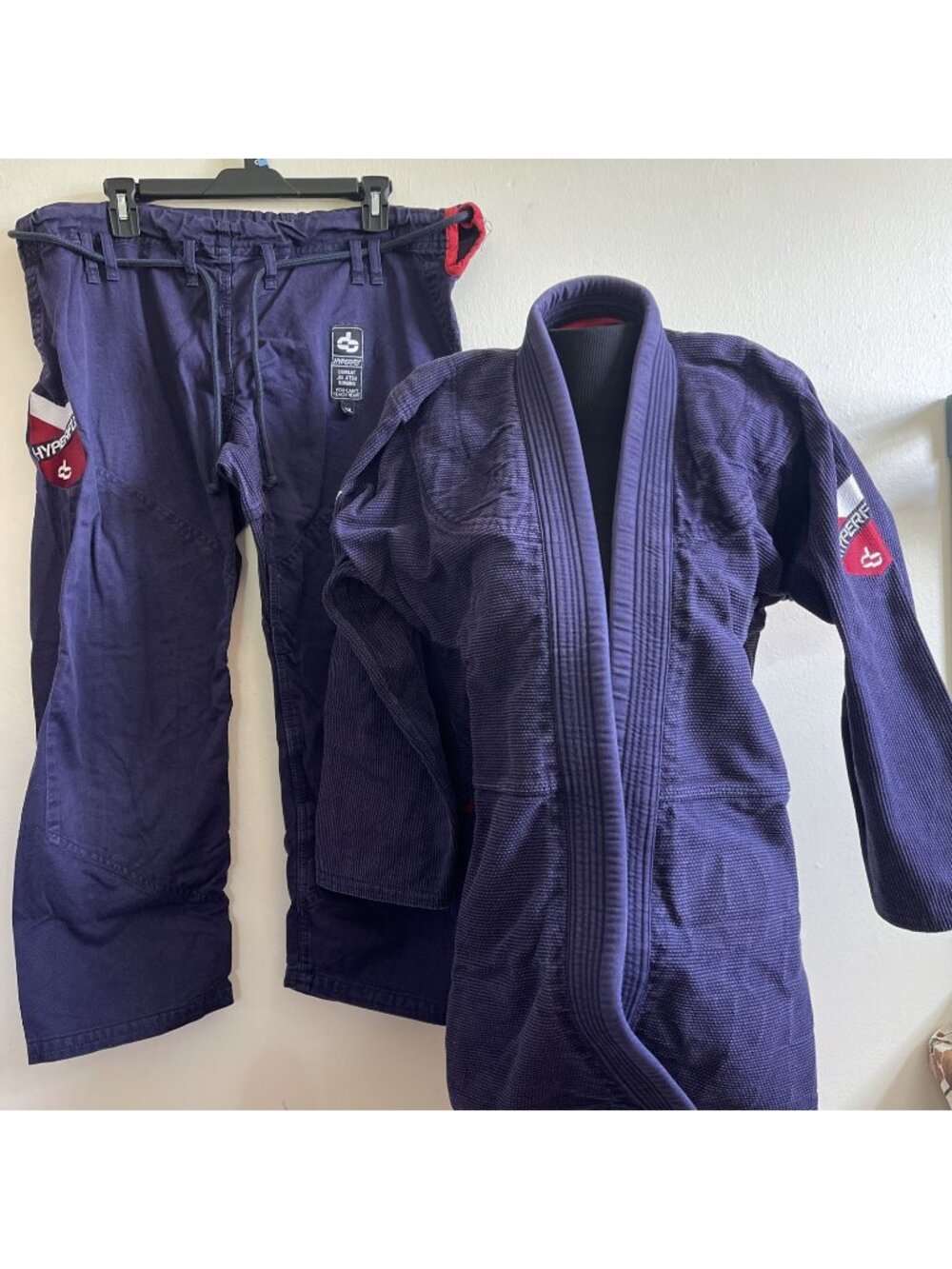 Hyperfly StarLyte III A1L BJJ Jiu Jitsu Kimono Gi Excellent Condition Black Blue